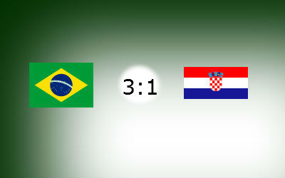 Чемпионат мира 2014: Бразилия 3:1 Хорватия, видео голов, обзор матча