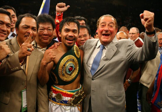 Боб Арум предложил Мэнни Пакьяо список боксёров, из которого филиппинец выберет соперника